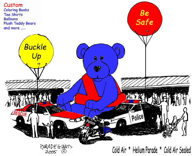 Seat Belt Safety Bear