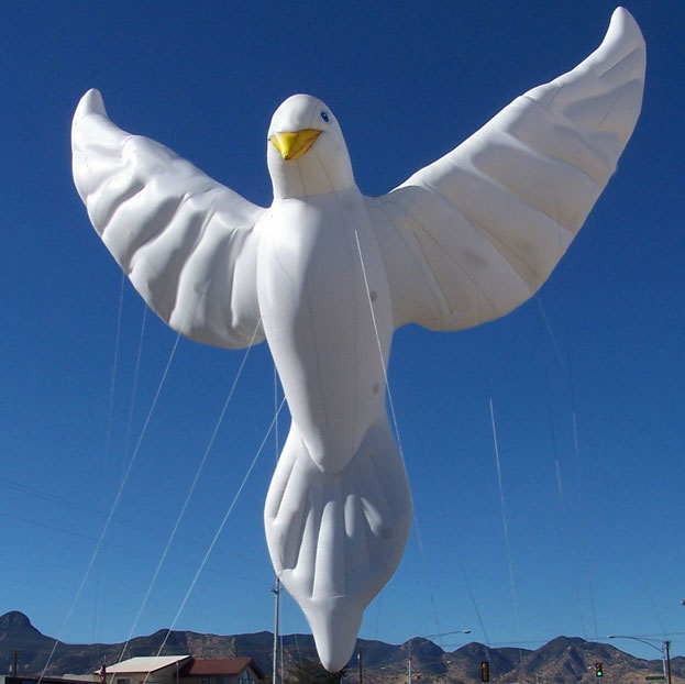 Holiday Dove Of Peace Parade Balloon