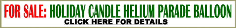 Holiday Candle Parade Balloon