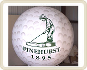 Pinehurst Golf Ball Helium Balloon